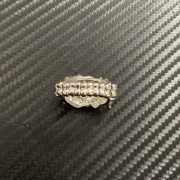 NWOT Paparazzi Orange‎ Stones and Diamonds on a Silver Ring Skinny Back - Picture 3 of 5